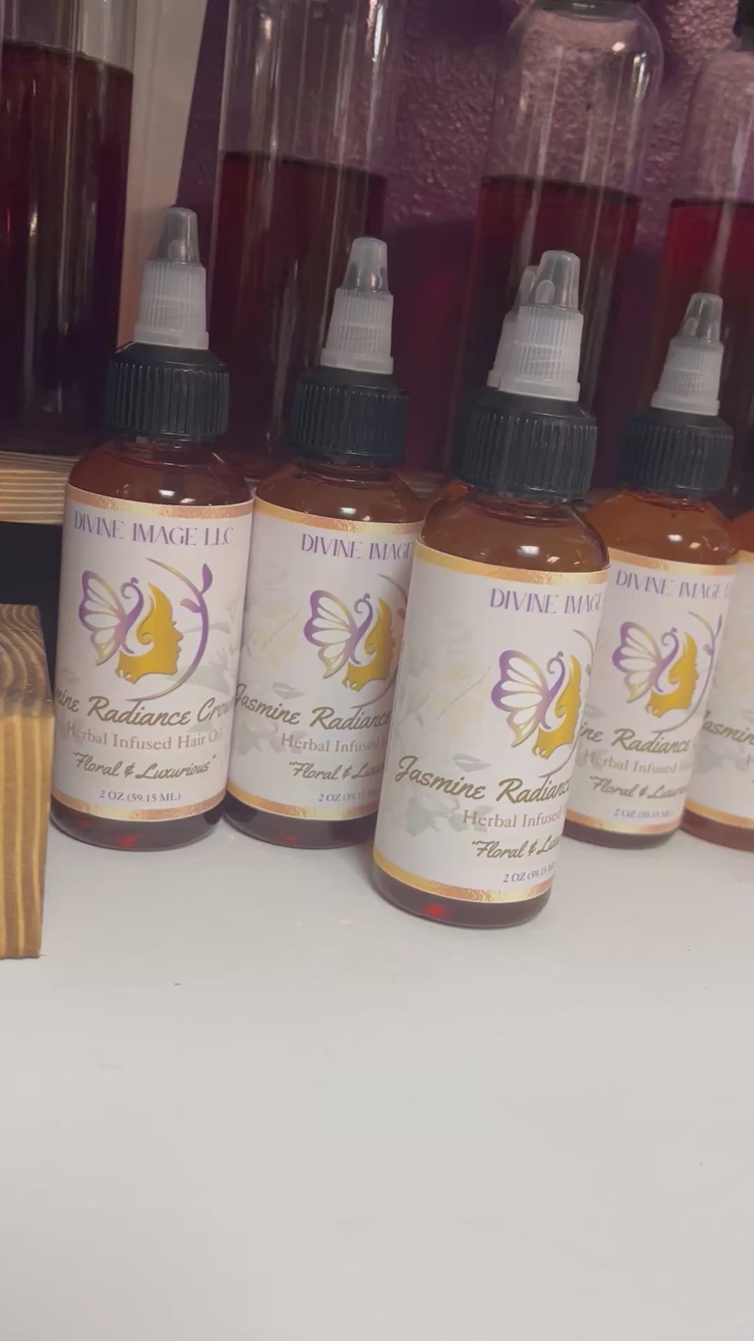 Jasmine Crown Oil | Botanical Hair & Scalp Elixir