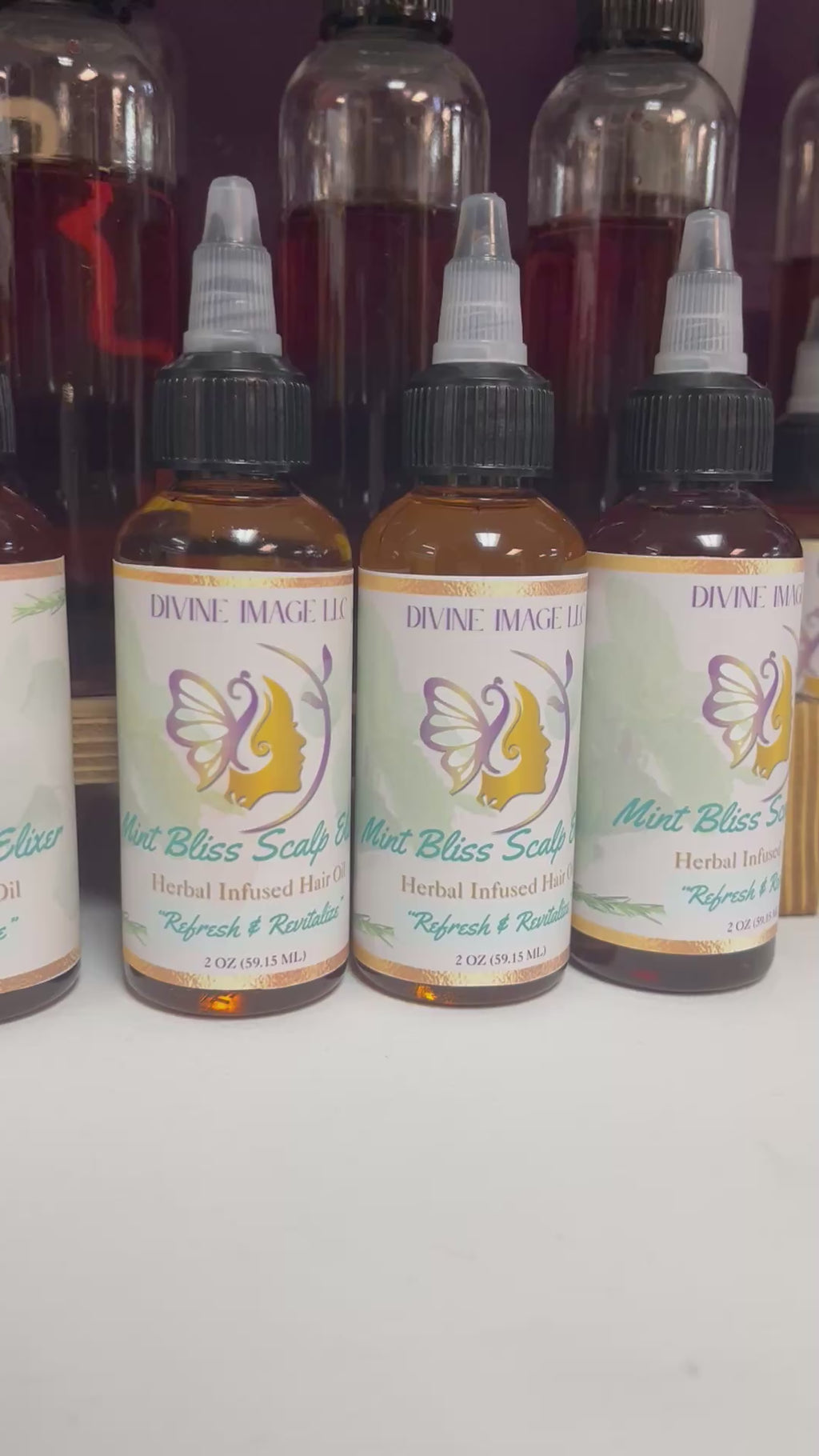 Mint Bliss Scalp Elixir | Herbal Scalp & Hair Oil